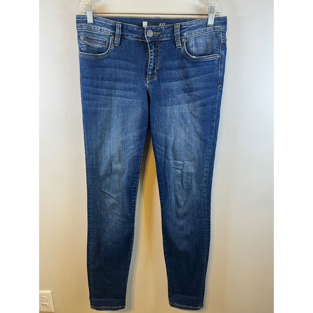 KUT from the Kloth Womens Toothpick Skinny Jeans Blue 10